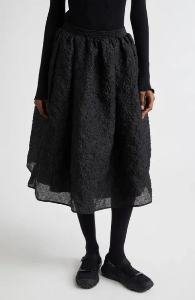 Cecilie Bahnsen Mala Grasmere Matelassé Skirt In Black