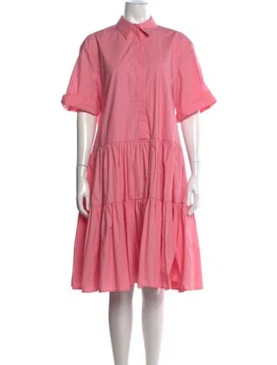 Pre-owned Cecilie Bahnsen Midi Length Dress In Pink