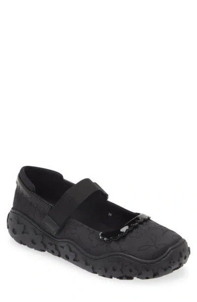 Cecilie Bahnsen Women's Octave Embroidered Mary Jane Sneaker In Black
