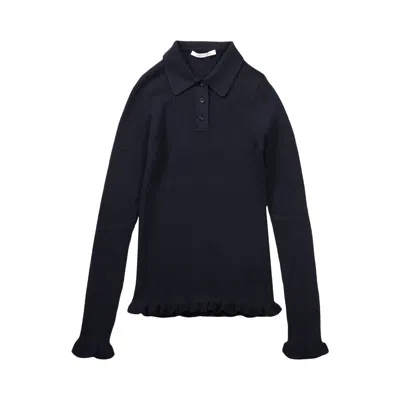 Pre-owned Cecilie Bahnsen Oda Top 'navy' | Blue | Women's Size S
