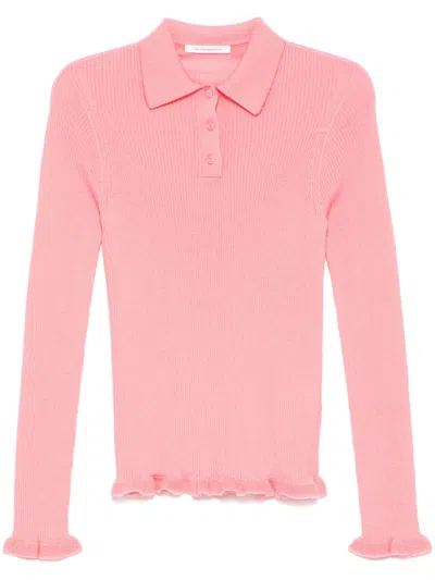 Cecilie Bahnsen Oda Top In Pink