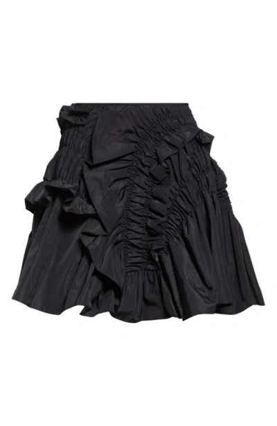 Cecilie Bahnsen Odessa Recycled Faille Skirt In Black