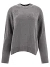 Cecilie Bahnsen Long-sleeved Sweater In Gray