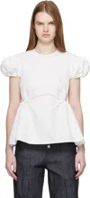 Cecilie Bahnsen Off-white Cbchiara Blouse In White