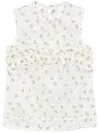 Cecilie Bahnsen Oksana Top In Weiss