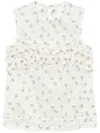 Cecilie Bahnsen Oksana Top In White