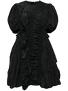 Cecilie Bahnsen Olena Midi Dress In Black