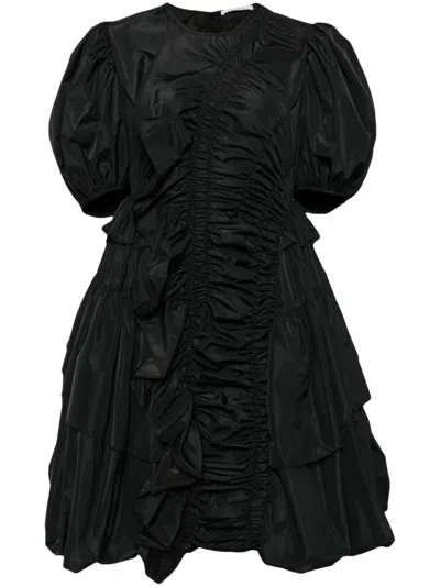 Cecilie Bahnsen Olena Midi Dress In Black