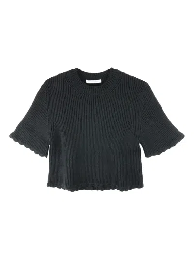 Cecilie Bahnsen Olily T-shirt In Black