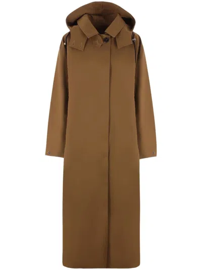 Cecilie Bahnsen Onid Coat In Brown