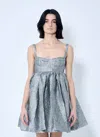Cecilie Bahnsen Onique Minikleid In Silver