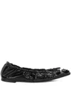 Cecilie Bahnsen Orbella Ballerinas In Schwarz