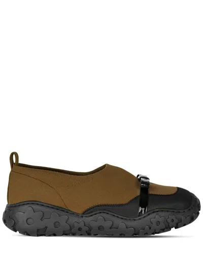 Cecilie Bahnsen Orlan Bow-detail Sneakers In Brown