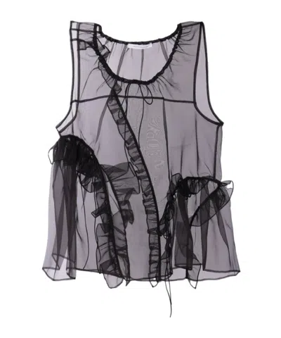 Cecilie Bahnsen Orsalina Top In Brown