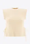 Cecilie Bahnsen Owen Knitted Vest In Neutral