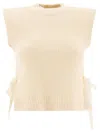 Cecilie Bahnsen Owen Knitted Vest In Neutral
