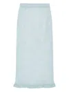 Cecilie Bahnsen Pegonia Skirt In Blue