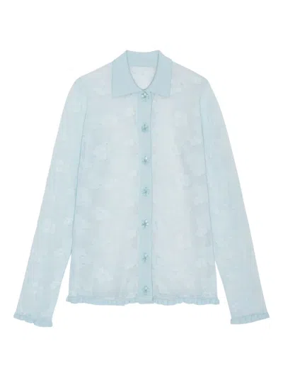 Cecilie Bahnsen Petra Cardigan In Blue