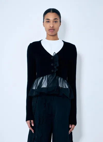 Cecilie Bahnsen Phlox Cardigan In Black