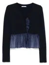 Cecilie Bahnsen Phlox Cardigan In Blue