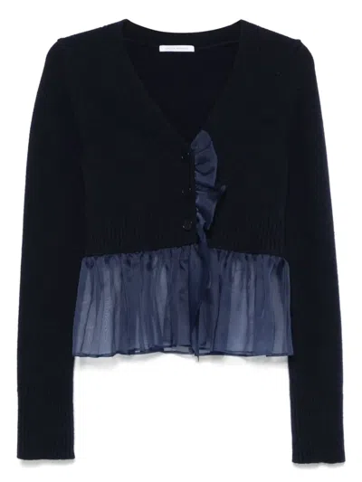 Cecilie Bahnsen Phlox Cardigan In Blue