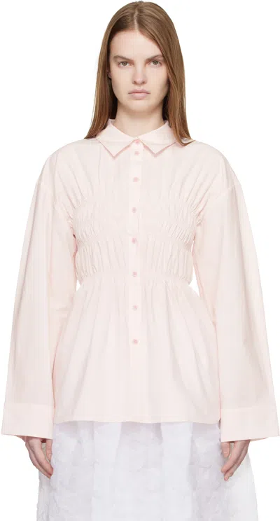Cecilie Bahnsen Pink Cbbraxton Shirt In Multi