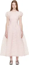 Cecilie Bahnsen Pink Cbcleopatra Midi Dress In Pink
