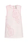 Cecilie Bahnsen Sheer Fabric Floral Embroidery Sleeveless Top