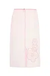 Cecilie Bahnsen Sheer Organza Bambi Skirt In Pink