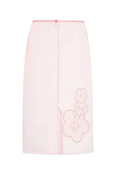 CECILIE BAHNSEN CECILIE BAHNSEN PINK ORGANZA BAMBI SKIRT