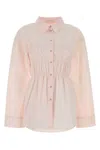 Cecilie Bahnsen Pink Regular Solid Shirt In Pink