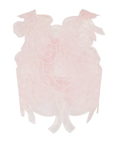 Cecilie Bahnsen Pink Sheer Tulle Camisole