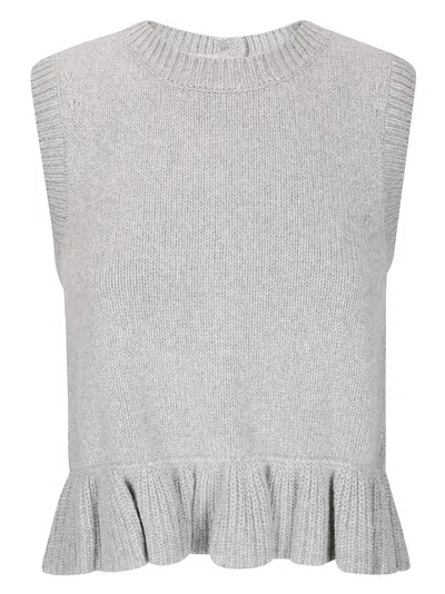 CECILIE BAHNSEN RECYCLED CASHMERE TOP VEST