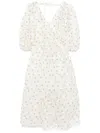 Cecilie Bahnsen Regitze Midikleid In White
