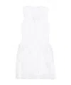 Cecilie Bahnsen Round-neck Dress In White