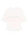 Cecilie Bahnsen Short-sleesleeved T-shirt In Pink