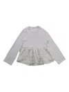 Cecilie Bahnsen Ruffled T-shirt In White