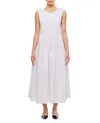 Cecilie Bahnsen Ruth Open-back Cotton-poplin Dress In White