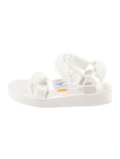 Pre-owned Cecilie Bahnsen Sandals In White