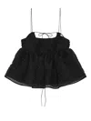 Cecilie Bahnsen Selena Blouse In Black