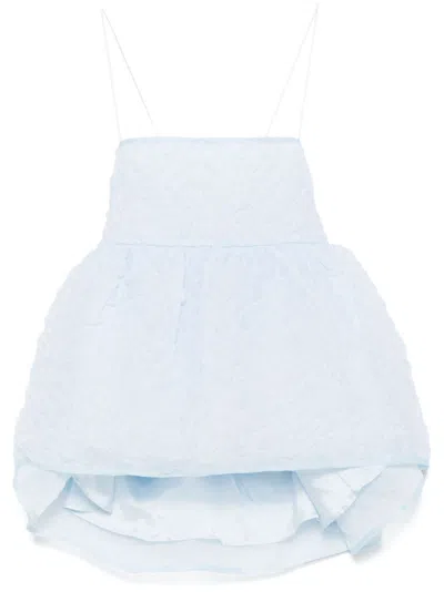 Cecilie Bahnsen Selena Top In Blue