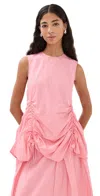 Cecilie Bahnsen Shiki Light Taffeta Unika Top In Sorbet
