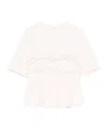 Cecilie Bahnsen Short-sleesleeved T-shirt In White