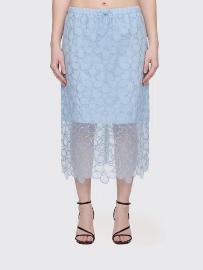 Cecilie Bahnsen スカート  レディース カラー ブルー In Blue