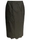 Cecilie Bahnsen Embroidered Floral High Waist Midi Skirts