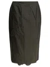 Cecilie Bahnsen Embroidered Floral High Waist Midi Skirts