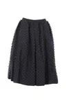 Cecilie Bahnsen Pleated Skirt In Black
