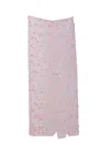 Cecilie Bahnsen Gus Embellished Tulle Midi Skirt In Pink