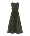 Cecilie Bahnsen Ruched-detailed Midi Dress