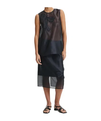 Cecilie Bahnsen Sleeveless Dress In Black